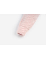 Aria Beads Detail Wool Blended Knit Cardigan Pink