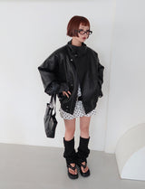 Dot Cancan Long Blouse & Mini Dress