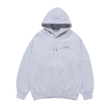 24FW アップサイドダウンロゴナッピングズリーフーディーメランジ