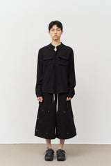 Basket Bermuda Pants (3color)