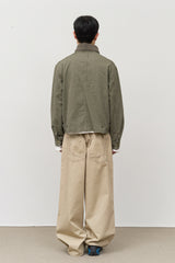 Cast Cotton Stitch Wide Pants
