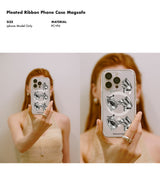 プリーツリボンフォーンケース Magsafe