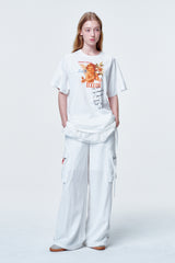 Loose fit Tshirts Flower angel