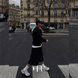 [HFORUS MADE] Armor Cut Off Bermuda Pants IN BLACK