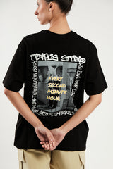 バードマングラフィックTシャツ (BLACK)