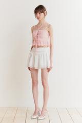 WHISPER BUTTON TOP pink
