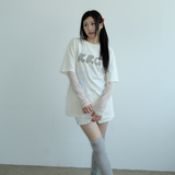 KIRIGIRL BOXY T-SHIRT _IVORY