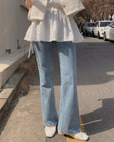 Nizen bootcut denim pants