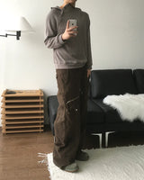 オニック クロップド ワッフル フーディー