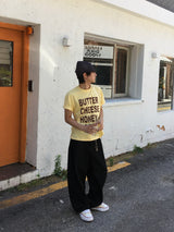 レシピ クロップ ショートスリーブ Tシャツ 5C