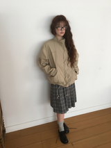 YWD PLAID PLEATS SKIRT (3color)