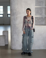 cargo strap jogger & wide jeans