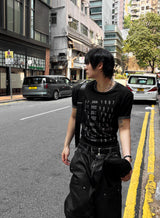 Cropped Muscle-Fit Archive T-Shirt