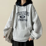 Calf King Color Matching Fleece Hoodie