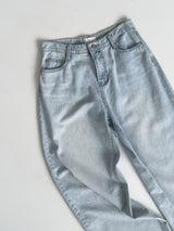 516 Washed Wide Denim Pants