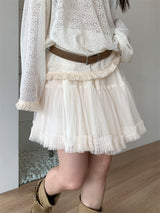 POM CHIFFON SKIRT (2C)