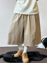 Miti Hip Patch Balloon Cotton Bermuda Shorts 3color