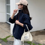 ルナバケットバック アイボリー