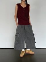 Underdog Big Cargo Pigment Bermuda Shorts 3color