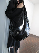 multi eyelet cross bag