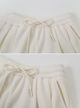 #MZ ニットフリース ワイドトレーニングパンツ (5color)