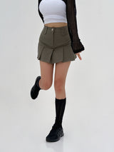 [WITH BUILT-IN SHORTS] フォーシーズン ローカンカン ミニスカート - 3 COLOR