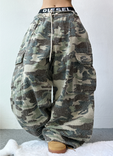 UNIQUE MILITARY CARGO COTTON PANTS💚🖤🤎