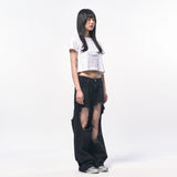 C Wear クロップTシャツ WHITE