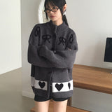 Dezle Nordic rabbit ribbon oversized-fit cardigan
