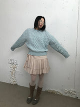 ツイストニットトップス (3color)