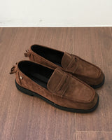 Suede penny loafers (2color)