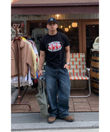 パームツリーマッスル半袖Tシャツ