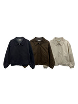 Yuki two-way quilted cotton collar jacket
