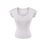 Aurelia Scoop Neck Slim T-Shirt