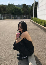 ホルタードレープワンピース
