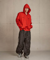 Crusades hood zip _ Red 