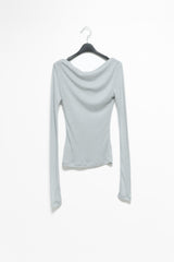 drape boat neck top(3colors)