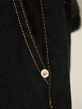 HO Pin-tuck Stitch Selvage Denim