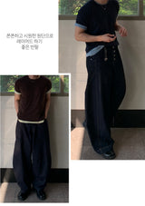 カパス レイヤリング クロップ ショートスリーブ Tシャツ