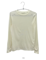 ルーブリンベーシックウール長袖Tシャツ（4c）