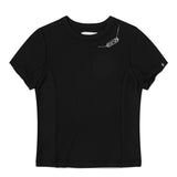 COLLECTION METAL POINT RIBBED T-SHIRT [BLACK]