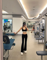 Rollup Bootcut Leggings Pants