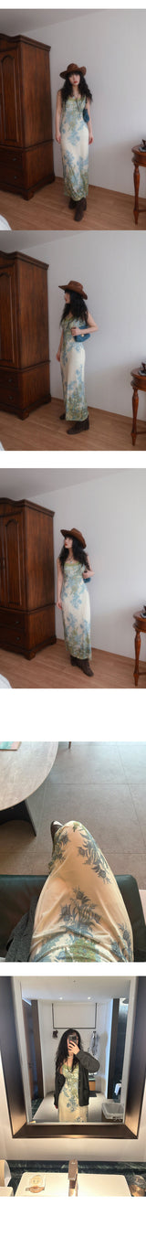 HAZEL ORIENTAL LACE LONG DRESS