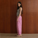 Wool 100% Striped Knit Sleeveless_Grey