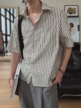 Pony Stripe Half Shirt