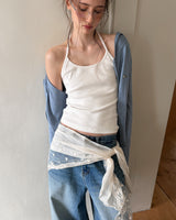 [ORIGINAL] Ber-a Ribbon Halterneck Sleeveless