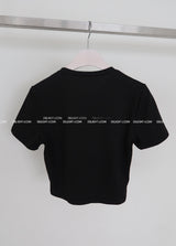 チェリーキッチュクロップド半袖Tシャツ