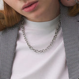 Men's Necklace Stainless Steel_CLEF LOOP CHAIN NEC