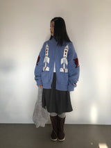 ハブルハイネックニットジップアップ (2 Colors)