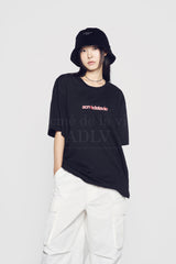 24FW コネクトロゴベーシック半袖Tシャツ ブラック